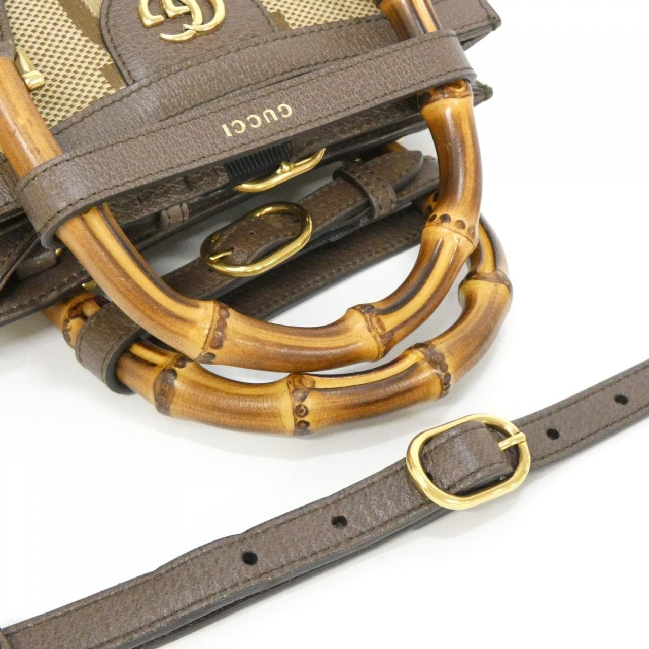 GUCCI 655661 UKMBT Bag Canvas Black Canvas - Thumbnail 6