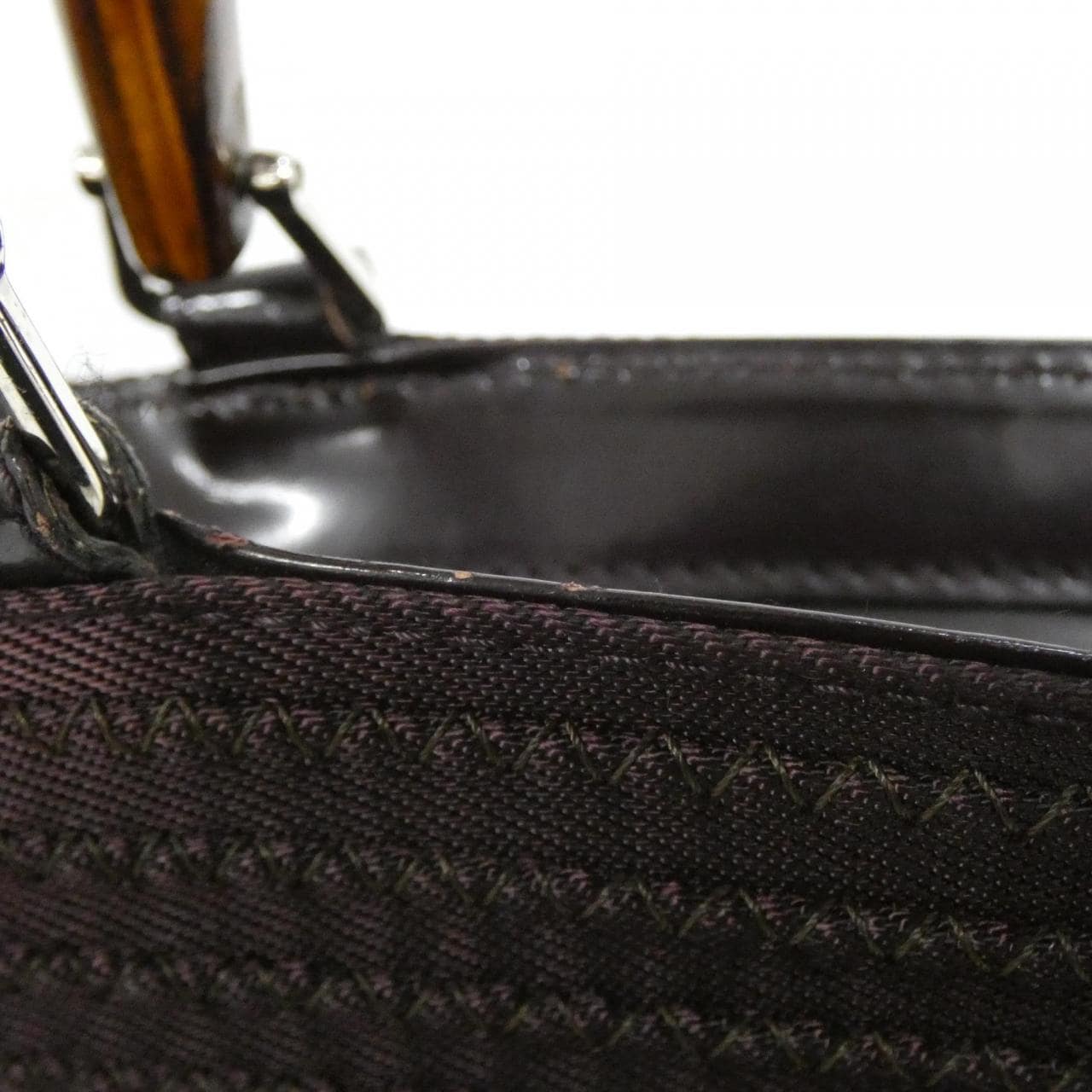 GUCCI 000 1998 Bag Canvas 紫色 帆布 中古品A - 縮圖 4