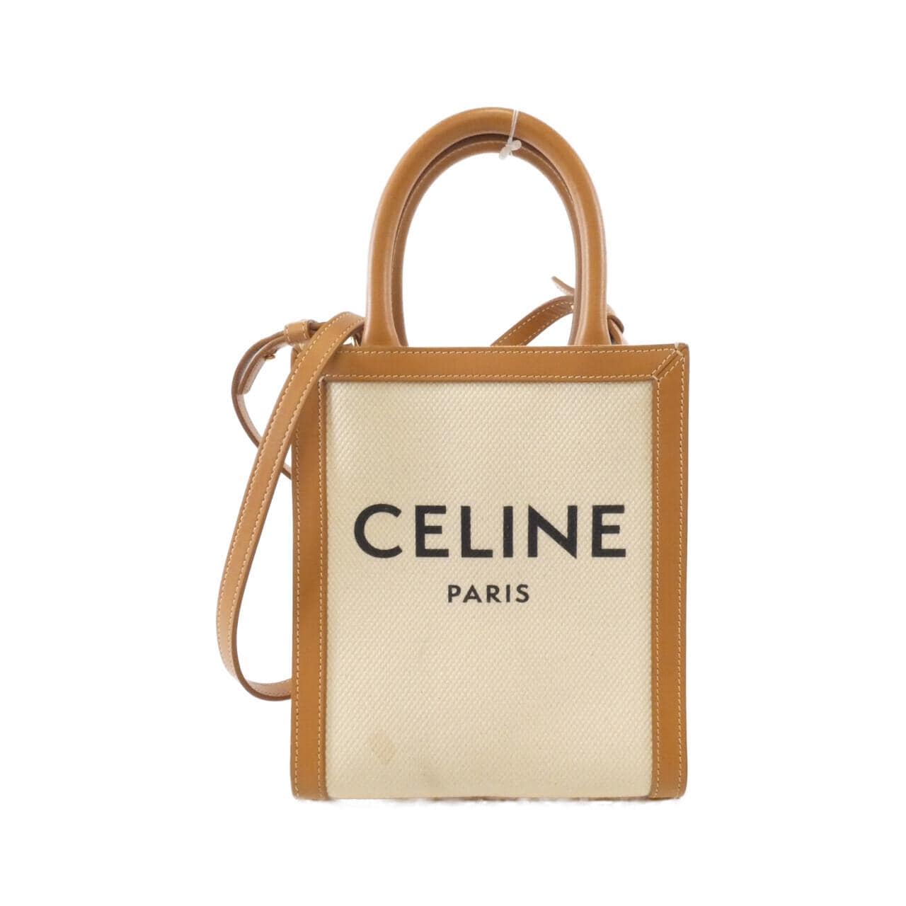 CELINE Cabas 193302BNZ Bag Canvas