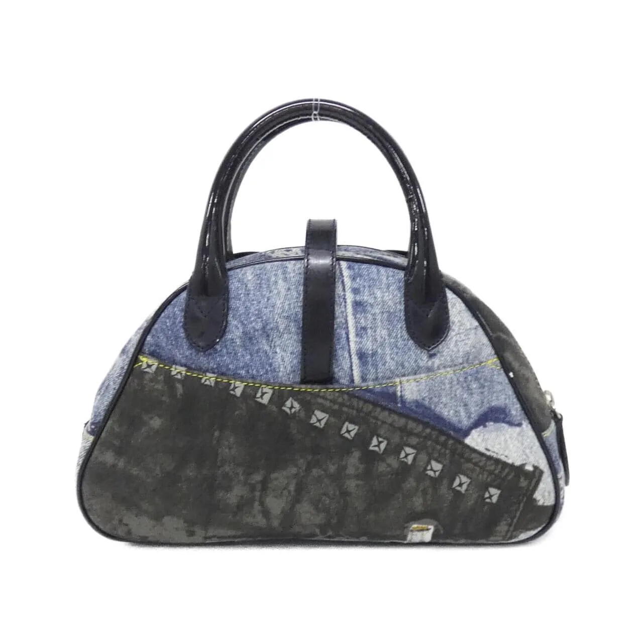 DIOR Handbag Canvas Blue Canvas - Thumbnail 2