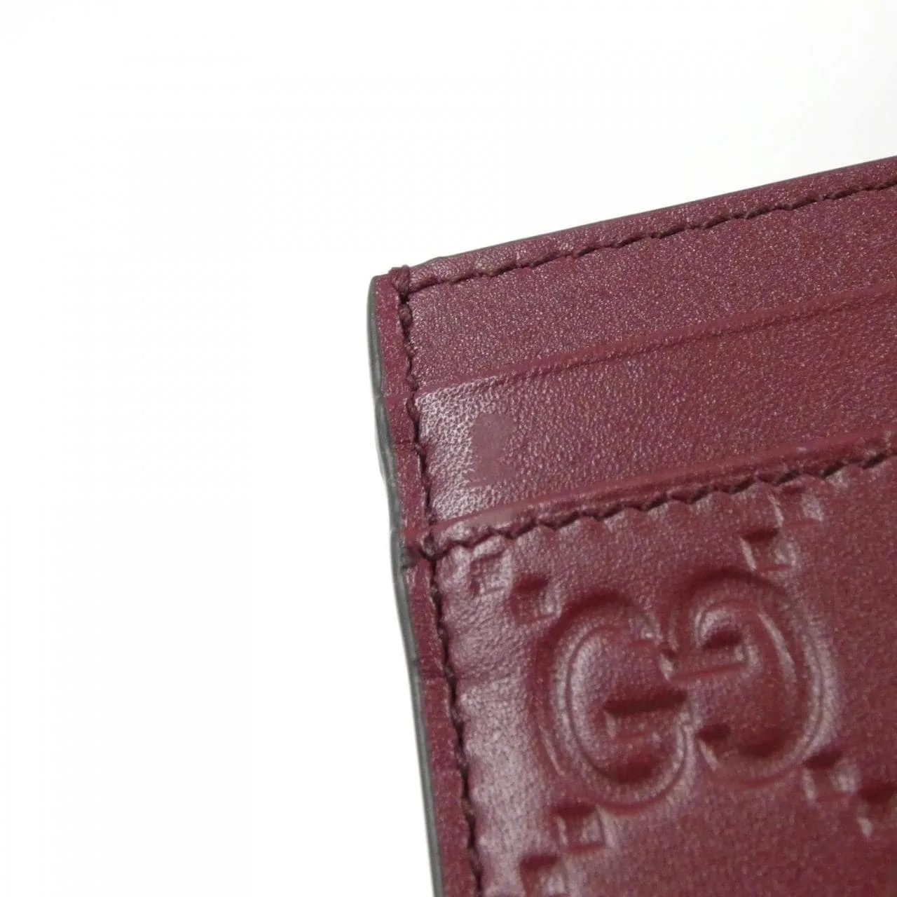 GUCCI 847204 AAFDV Card Case Leather Black Leather Rank A - Thumbnail 3