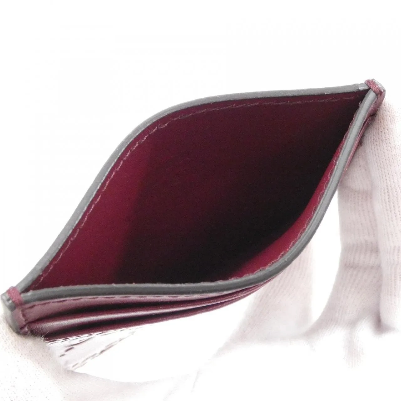 GUCCI 847204 AAFDV Card Case Leather Black Leather Rank A - Thumbnail 4