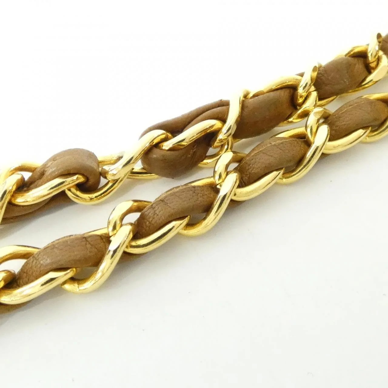 CHANEL Matelasse 1113 Shoulder Lambskin Beige Lambskin - Thumbnail 7