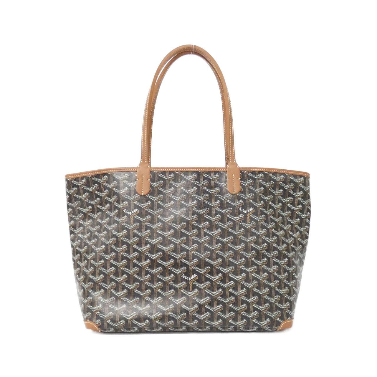 GOYARD Artois AMA ARTOIS PM Handbag Canvas Black