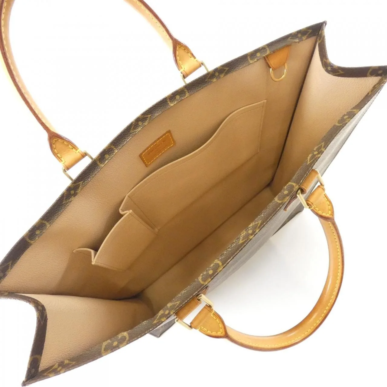 LOUIS VUITTON M51140 Handbag Monogram 黑色 Monogram 中古品B - 縮圖 6