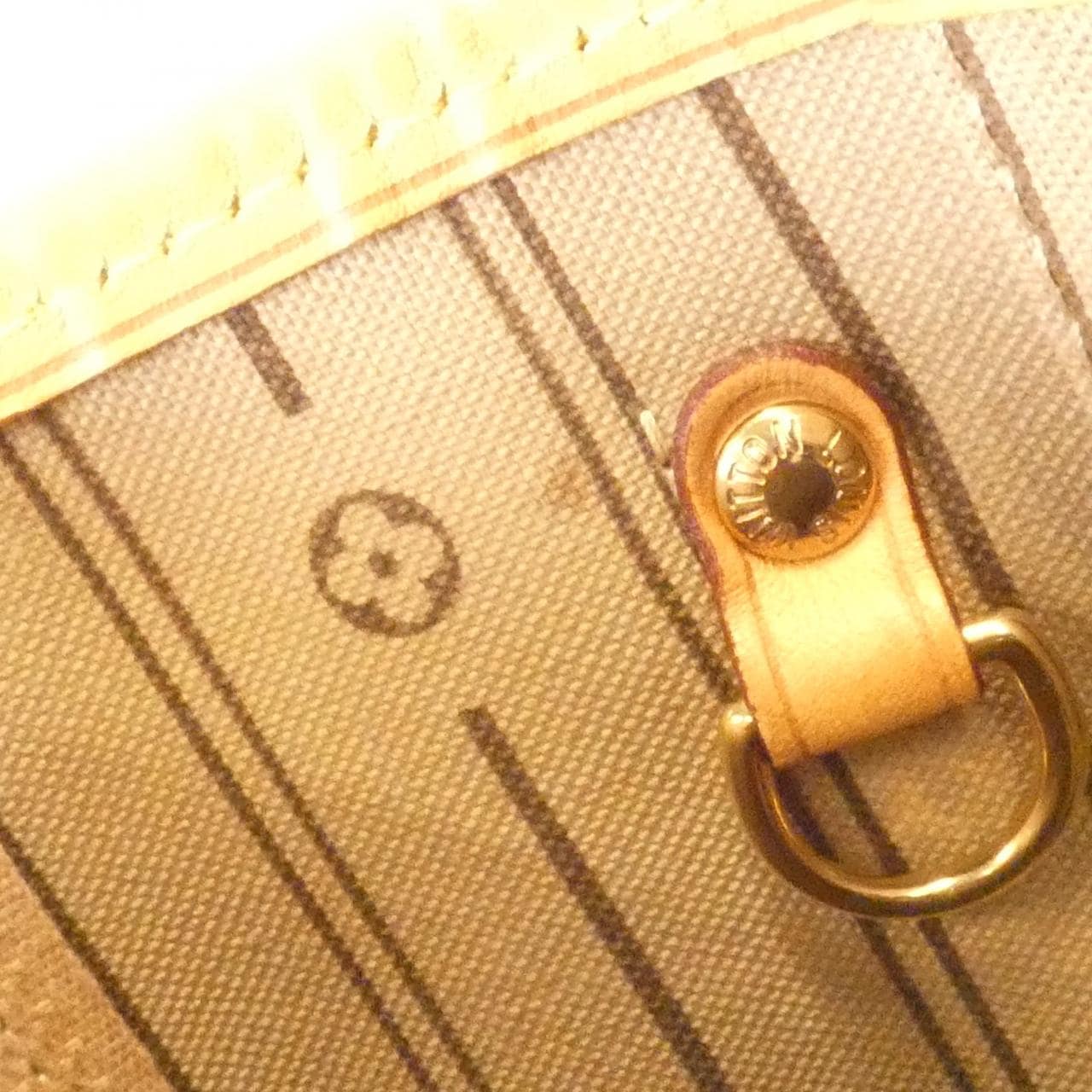 LOUIS VUITTON Neverfull M40155 Bag Monogram 黑色 Monogram 中古品B - 縮圖 7