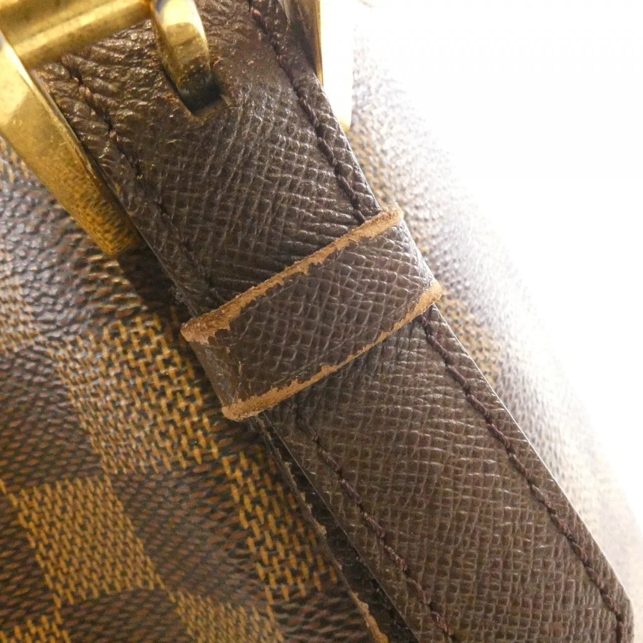 LOUIS VUITTON N51174 Shoulder Damier 黑色 Damier 中古品B - 縮圖 5