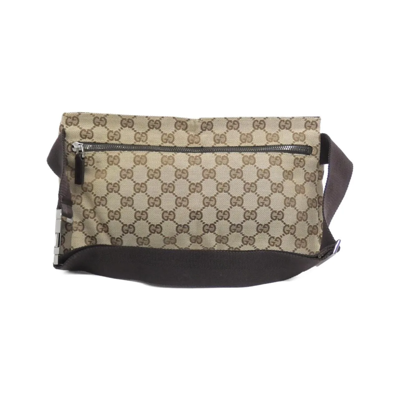 GUCCI 28566 Belt Canvas 米色 帆布 中古品A - 縮圖 2