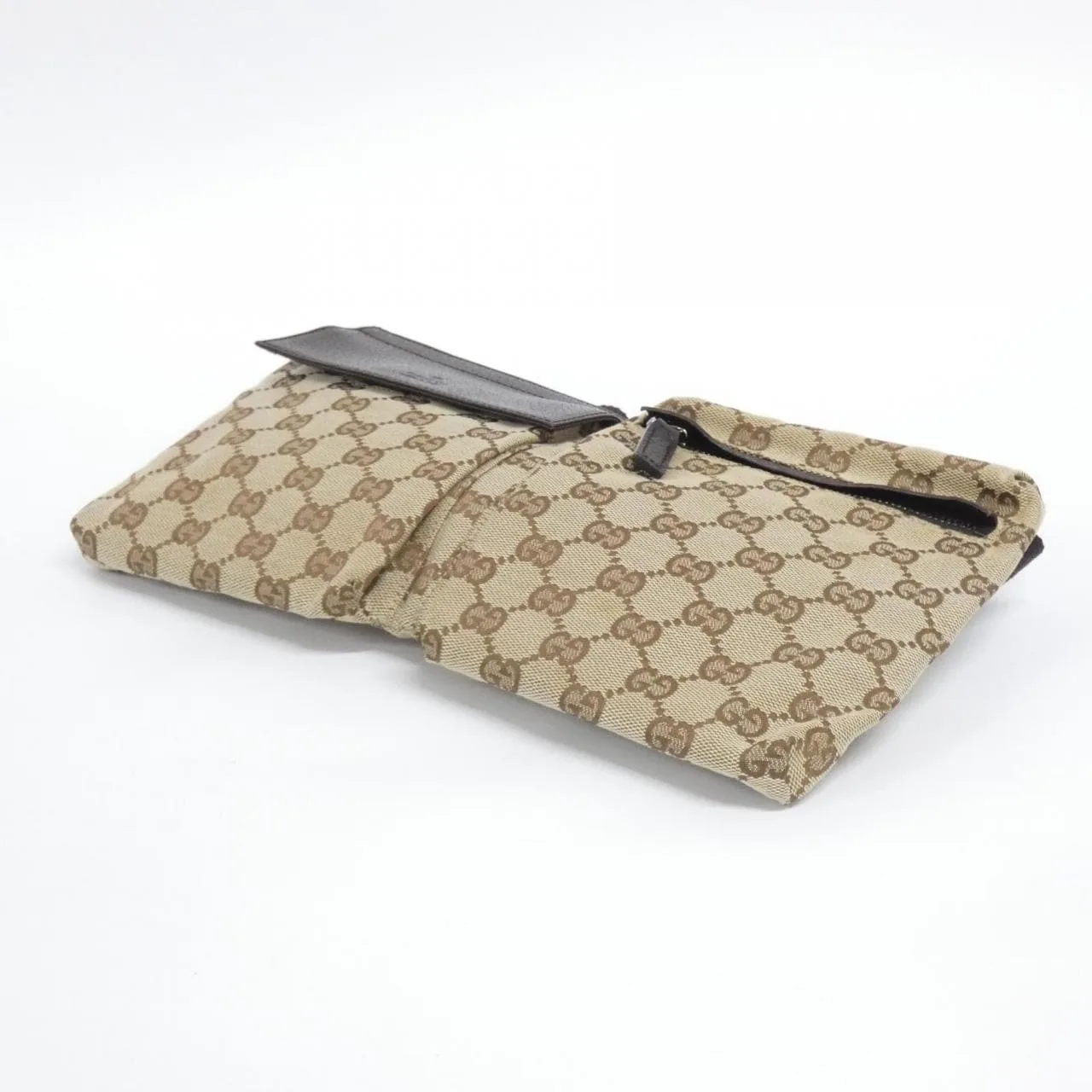 GUCCI 28566 Belt Canvas 米色 帆布 中古品A - 縮圖 3