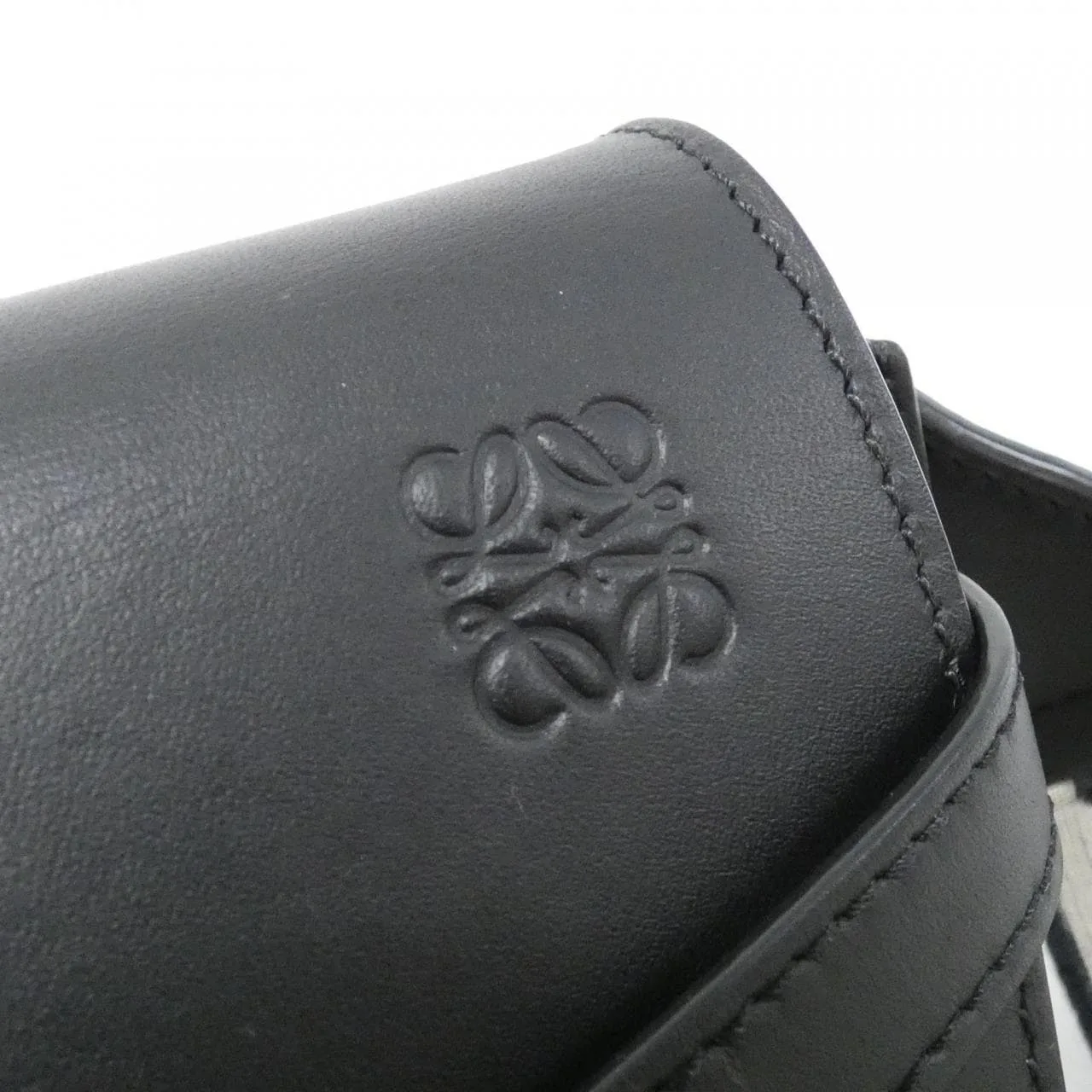 LOEWE Gate A650N46X13 Shoulder 黑色 中古品A - 縮圖 5