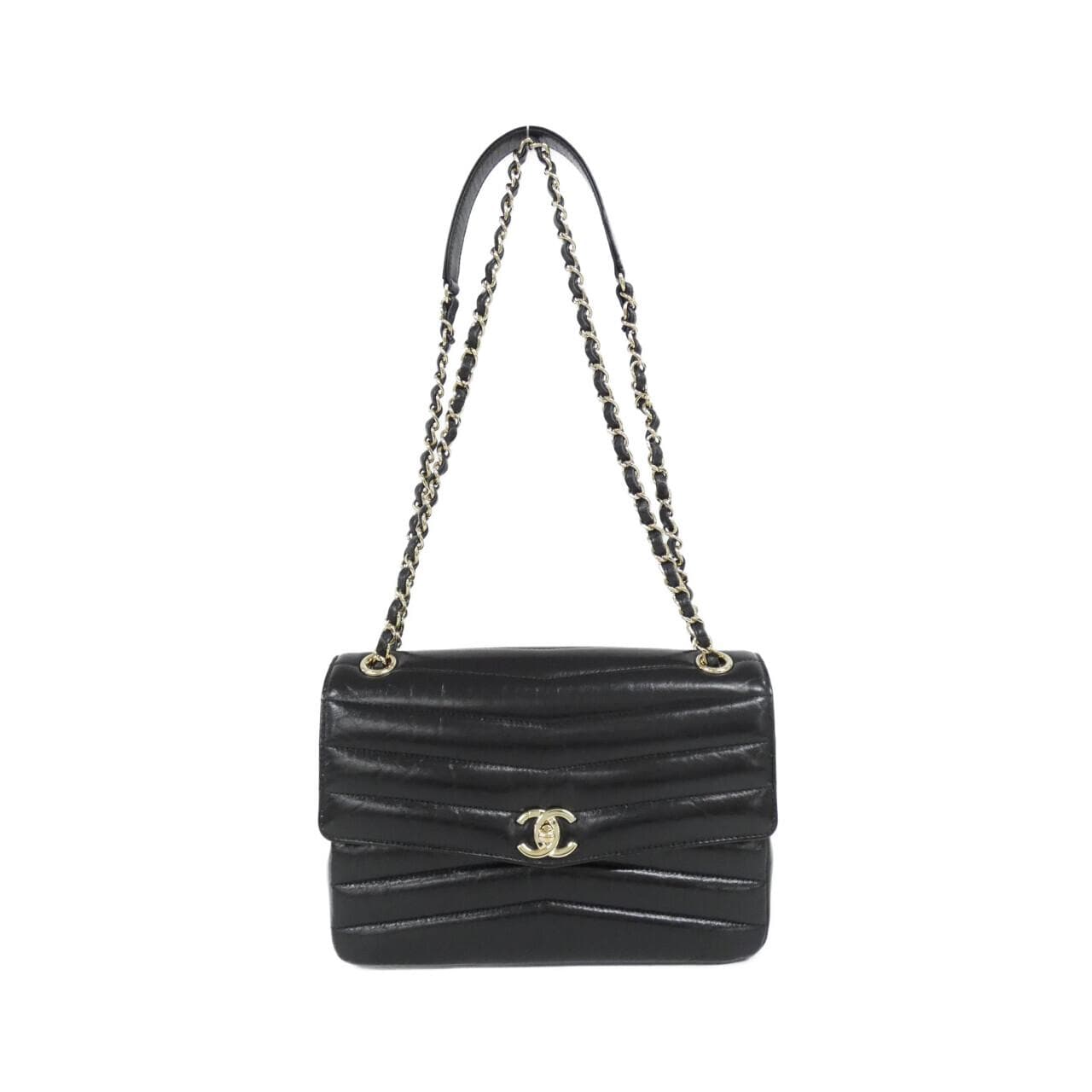 CHANEL AS0670 Shoulder Lambskin