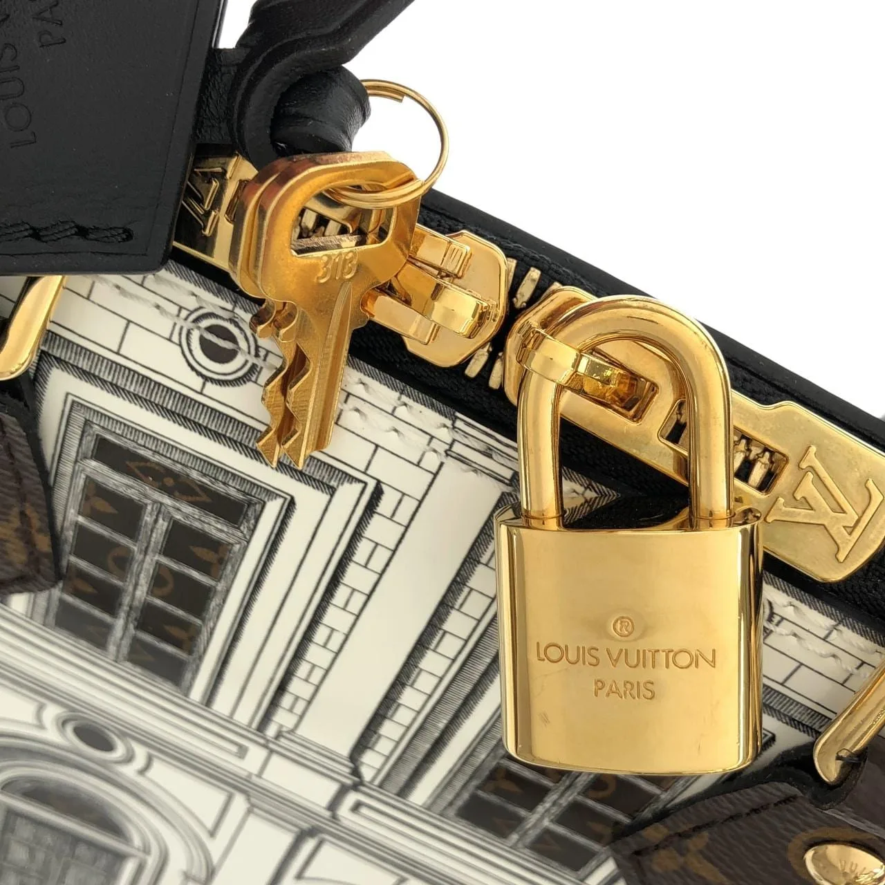 LOUIS VUITTON Alma M59265 Handbag Patent Leather Black Patent Leather Rank A - Thumbnail 3