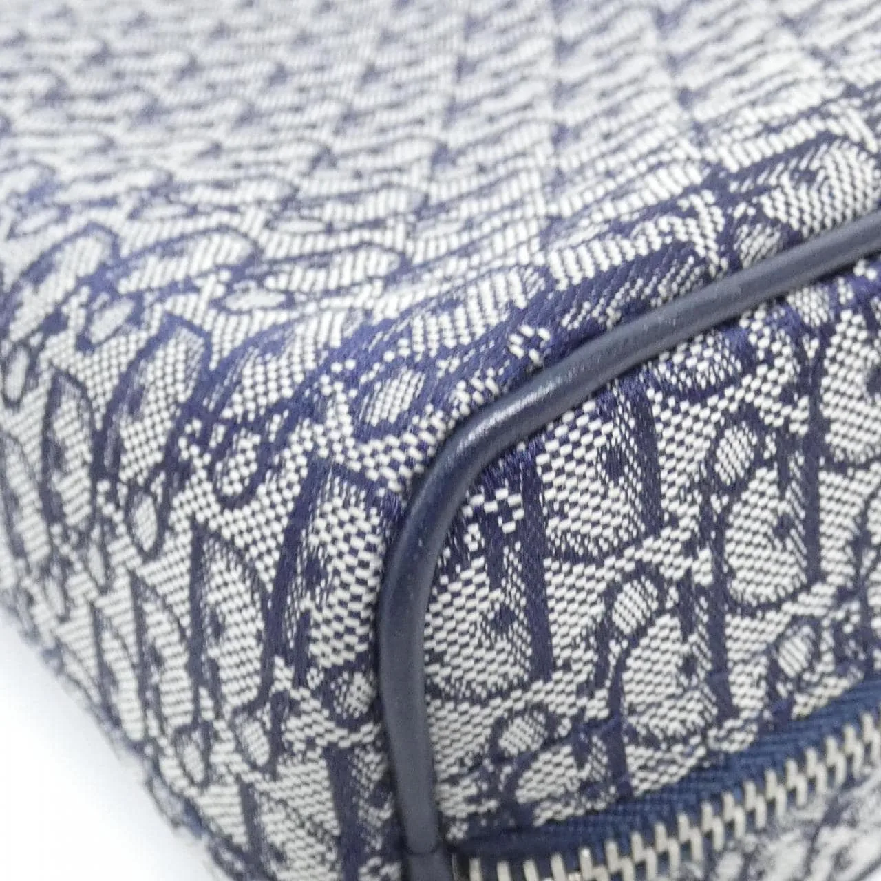 DIOR JME43262 手提包 帆布 藍色 帆布 中古品A - 縮圖 3