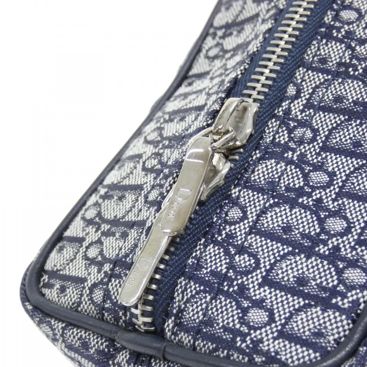 DIOR JME43262 手提包 帆布 藍色 帆布 中古品A - 縮圖 4