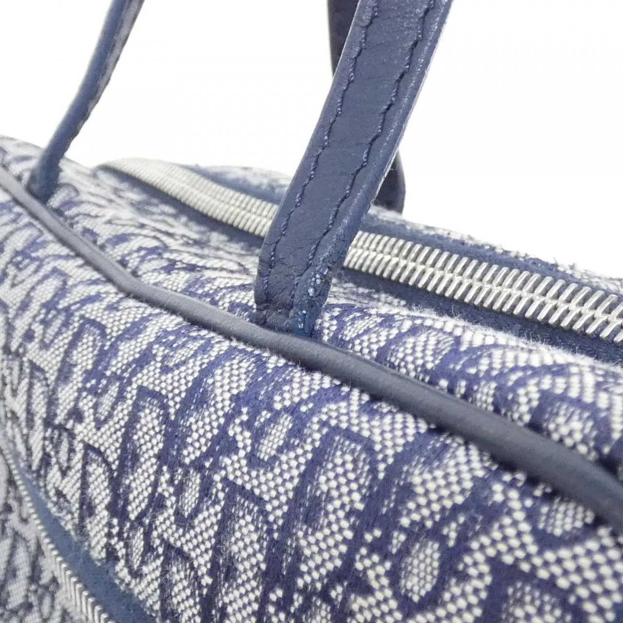 DIOR JME43262 手提包 帆布 藍色 帆布 中古品A - 縮圖 5