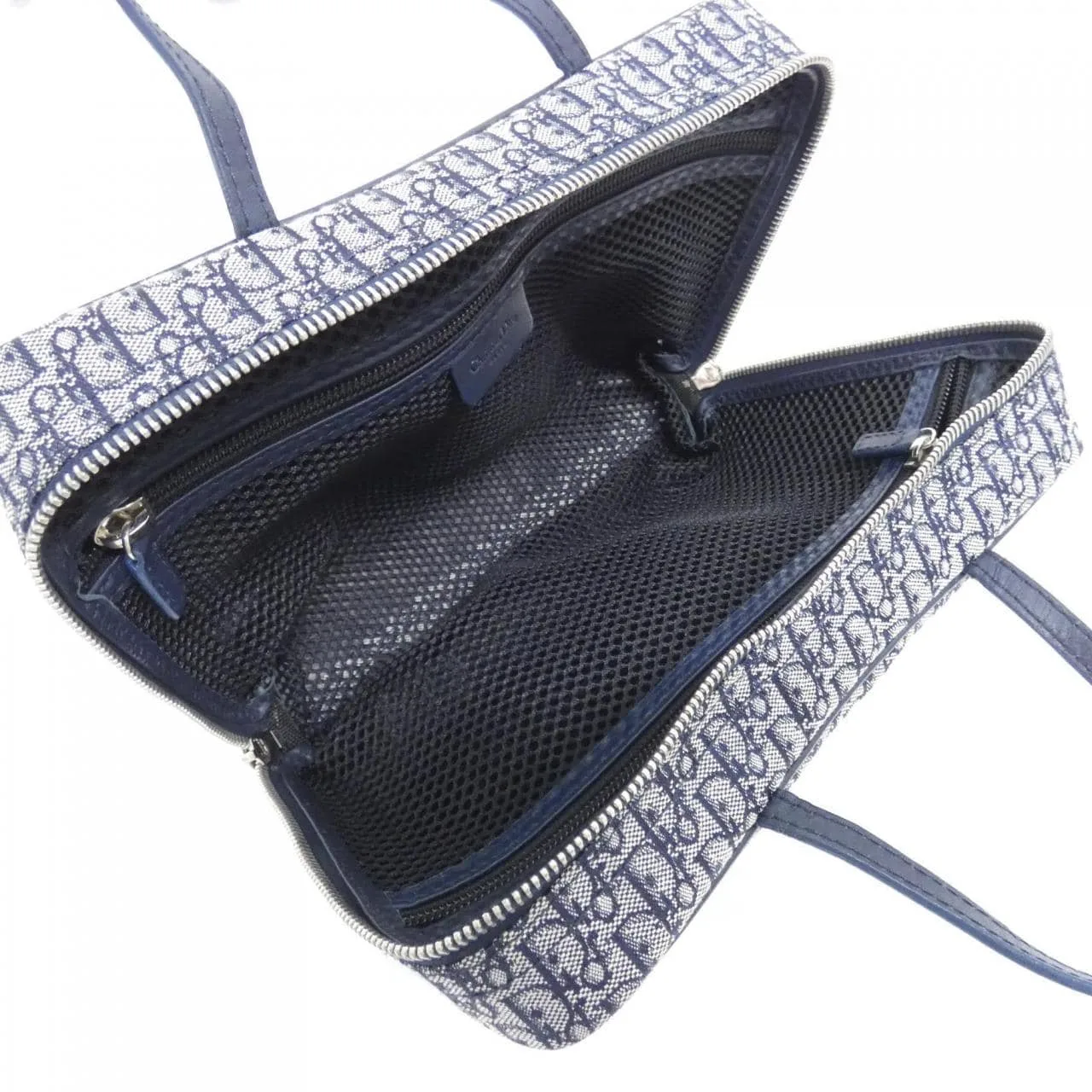 DIOR JME43262 手提包 帆布 藍色 帆布 中古品A - 縮圖 8