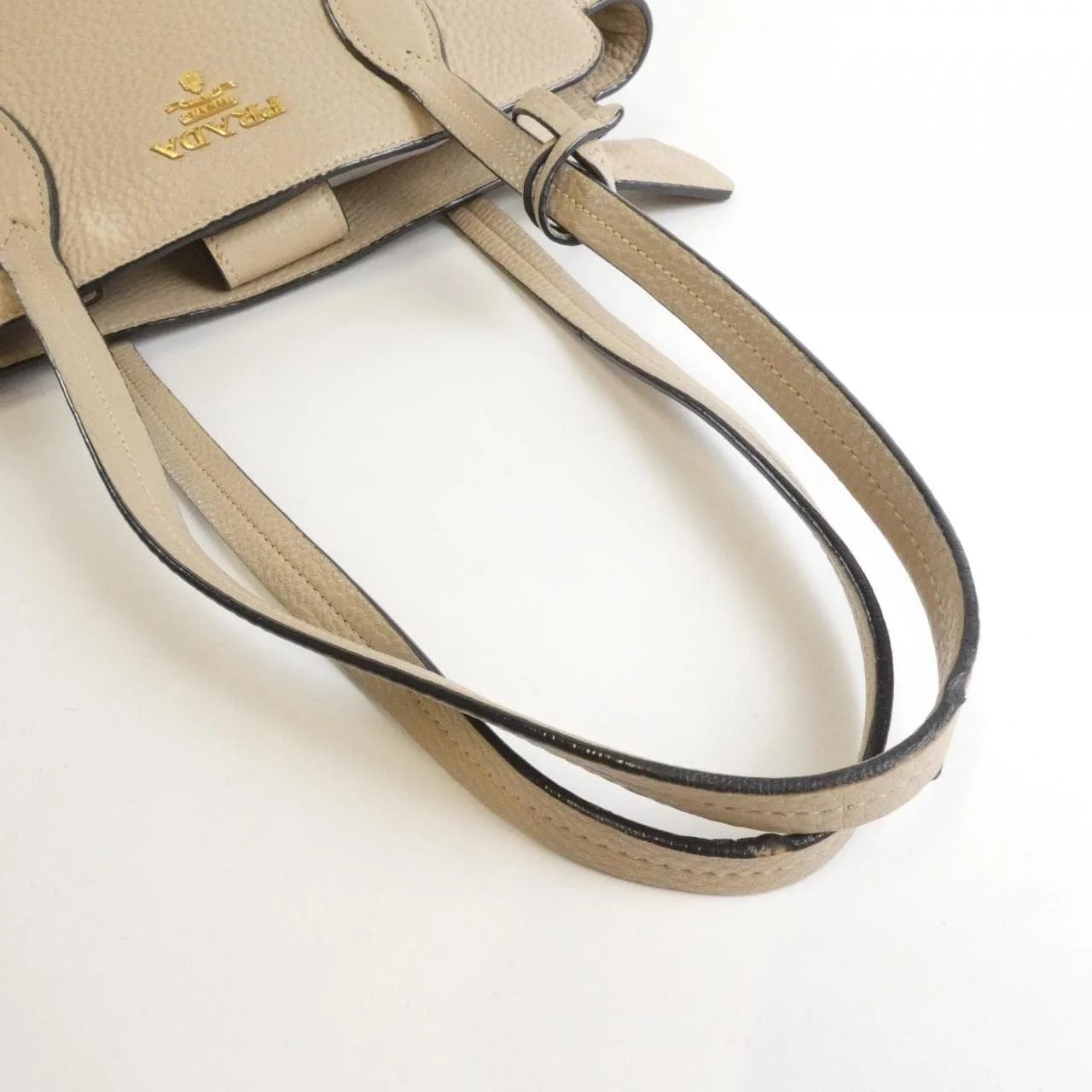 PRADA 1BG112 Handbag 黑色 中古品B - 縮圖 7