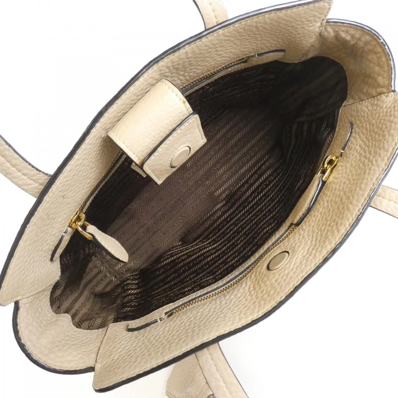 PRADA 1BG112 Handbag 黑色 中古品B - 縮圖 9