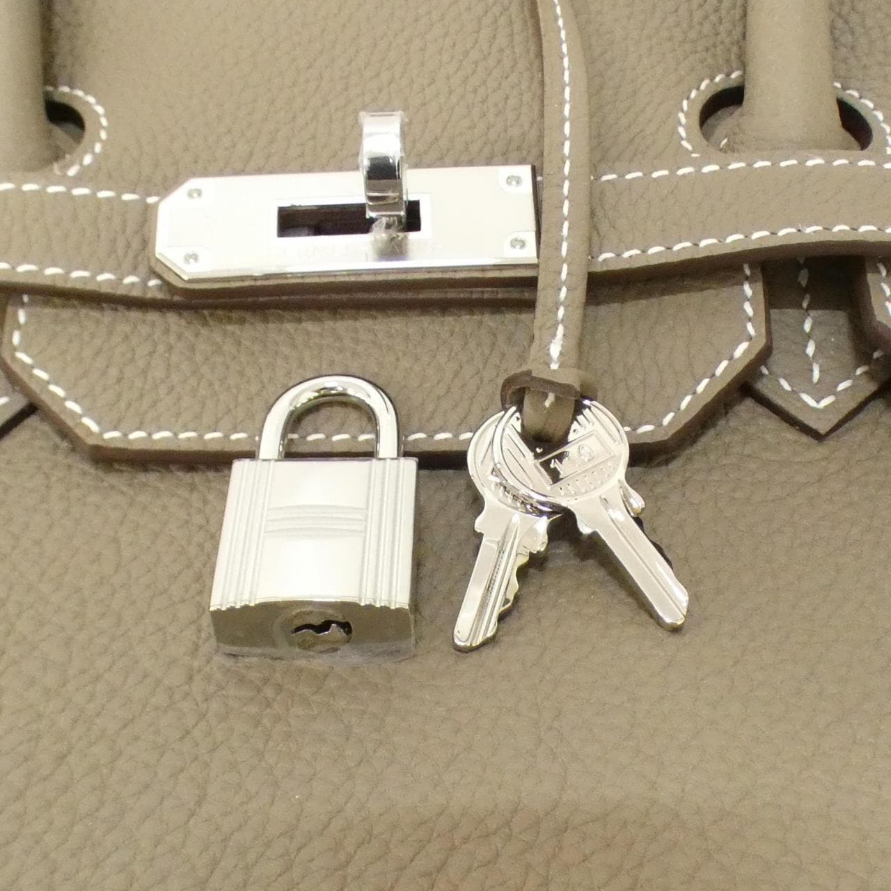 HERMES HERMÈS Birkin 027767CK Bag Togo Etoupe Togo Leather - Thumbnail 4