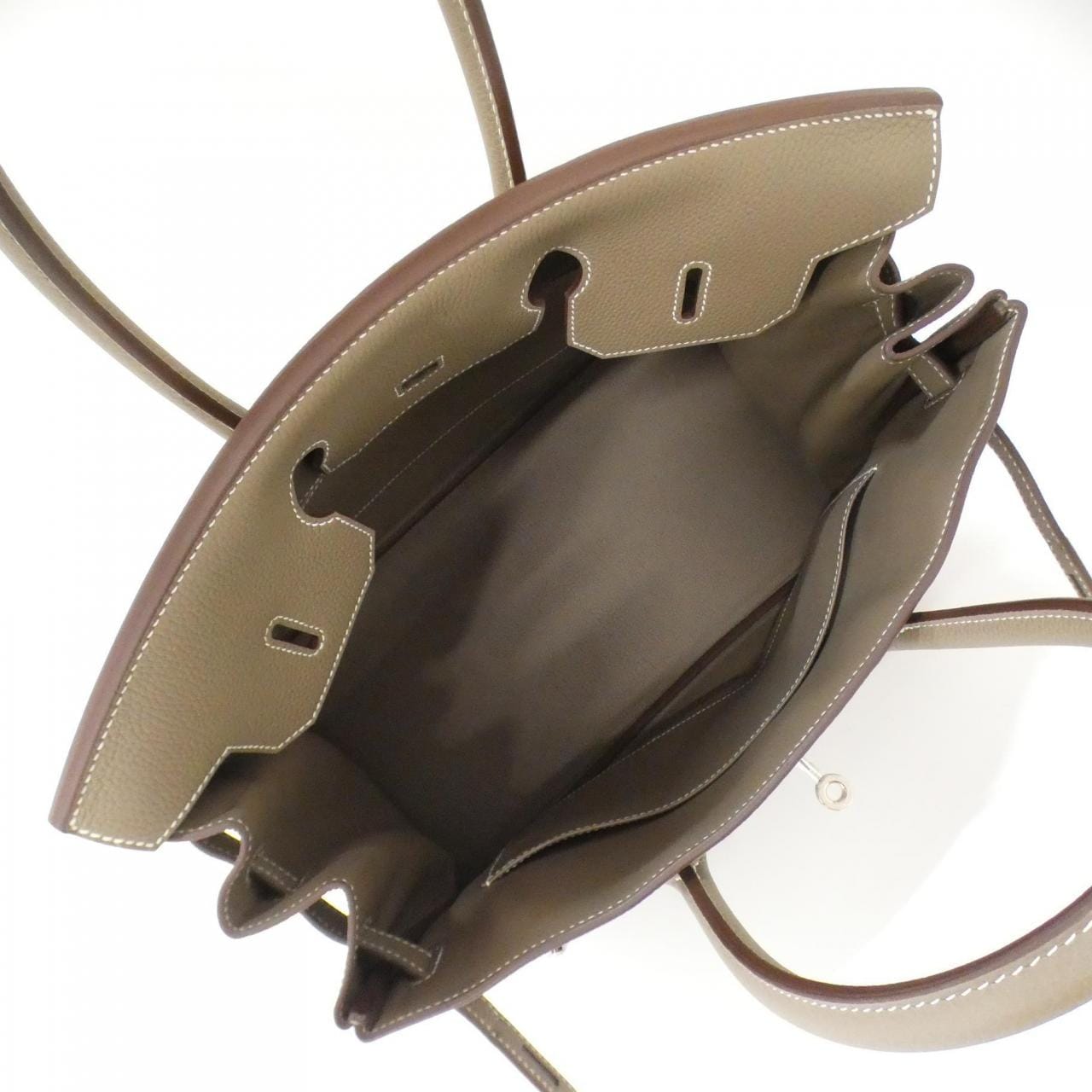 HERMES HERMÈS Birkin 027767CK Bag Togo Etoupe Togo Leather - Thumbnail 6