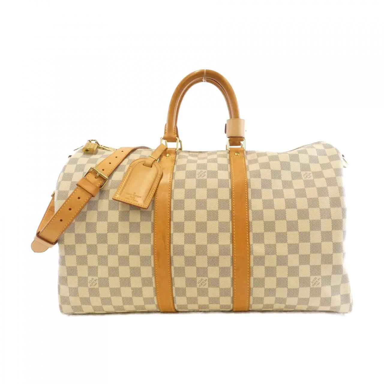 LOUIS VUITTON Keepall N48223 Boston Damier Black