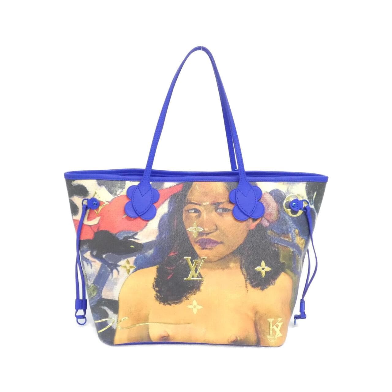 LOUIS VUITTON Neverfull M43359 Bag Monogram 金色 Monogram 中古品A - 縮圖 2