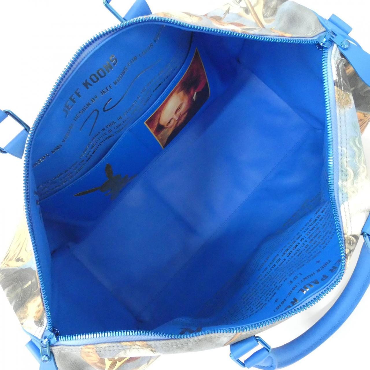 LOUIS VUITTON Keepall M43344 Boston Bag Monogram 藍色 Monogram 中古品A - 縮圖 7