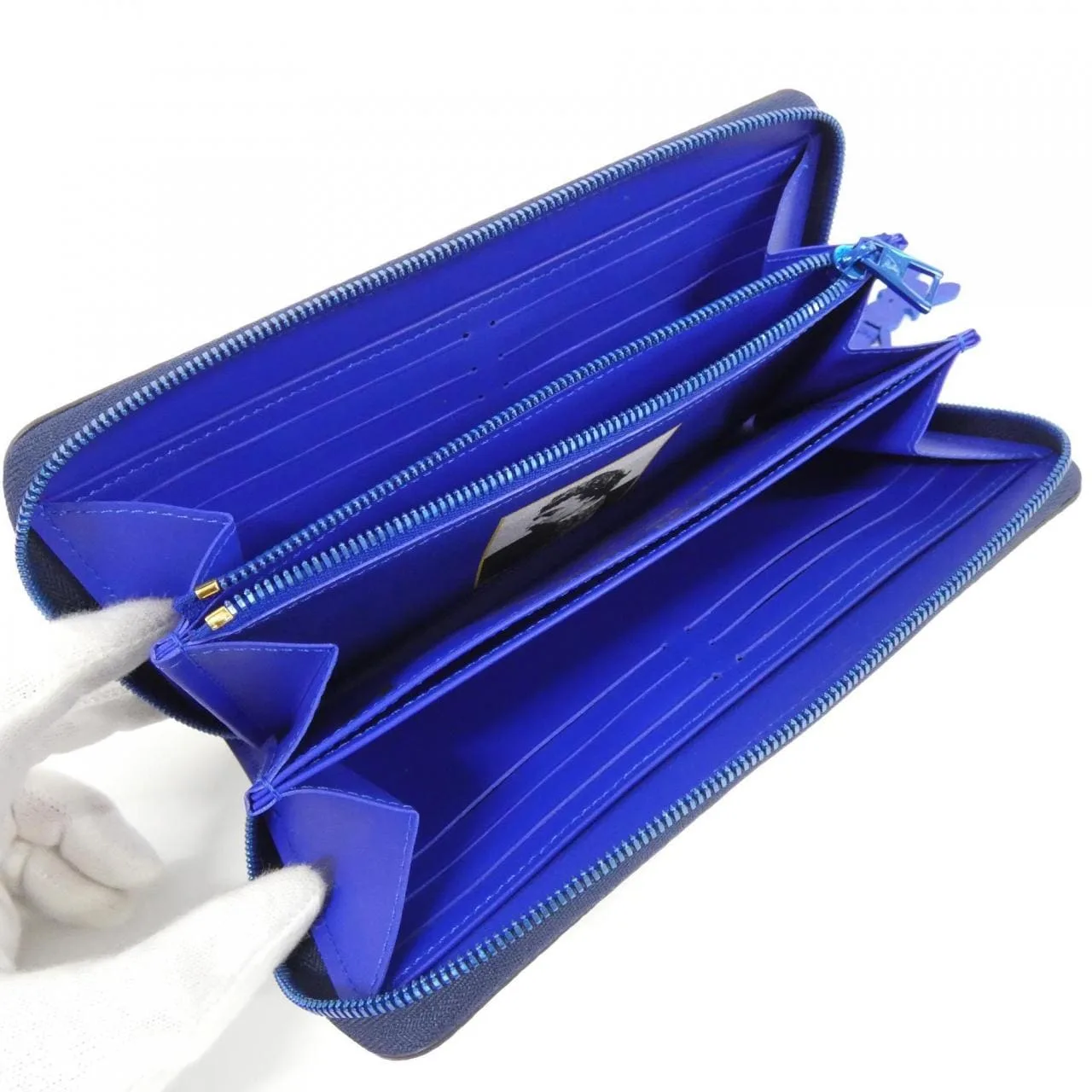 LOUIS VUITTON M64629 Wallet Monogram 黑色 Monogram 中古品A - 縮圖 5