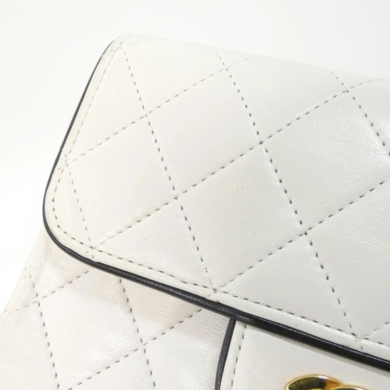 CHANEL Shoulder Lambskin 黑色 羊皮 中古品B - 縮圖 5