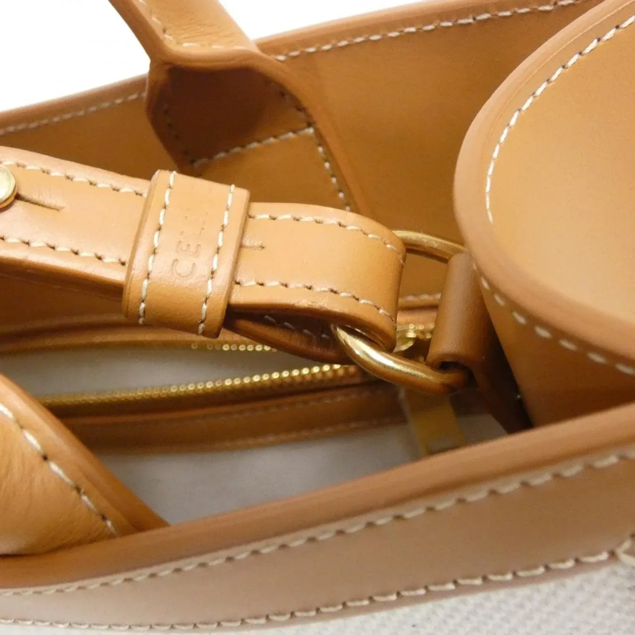 CELINE Cabas 192082BNZ Handbag Canvas Black Canvas Rank A - Thumbnail 2