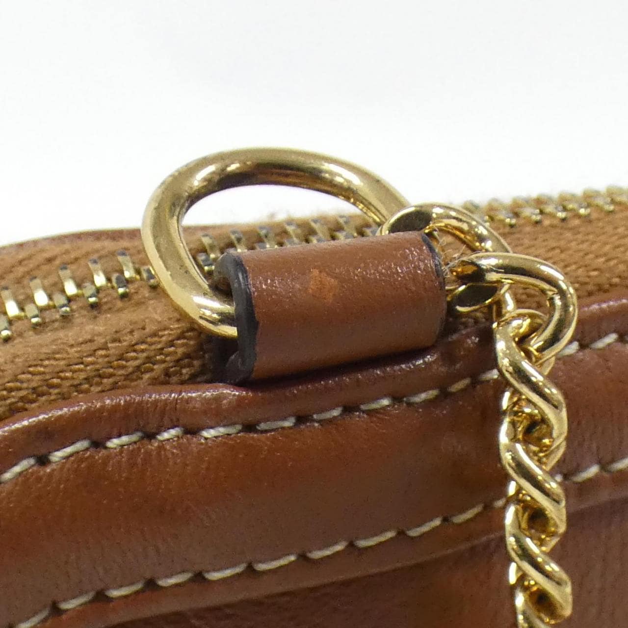 CELINE Triomphe 10E383DR8 Shoulder Bag Black Rank A - Thumbnail 7