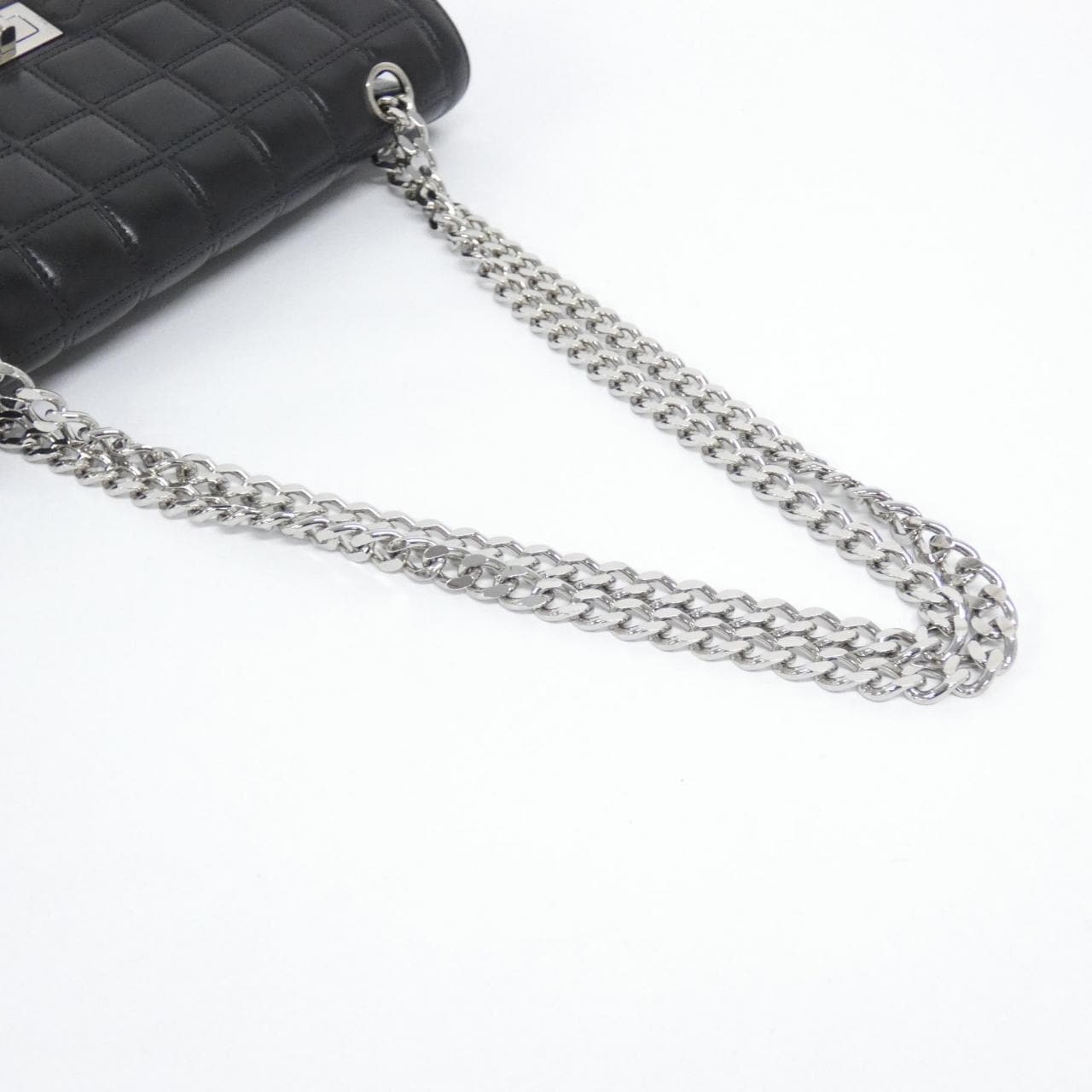 CHANEL 16368 Shoulder Bag Lambskin Black Lambskin - Thumbnail 6