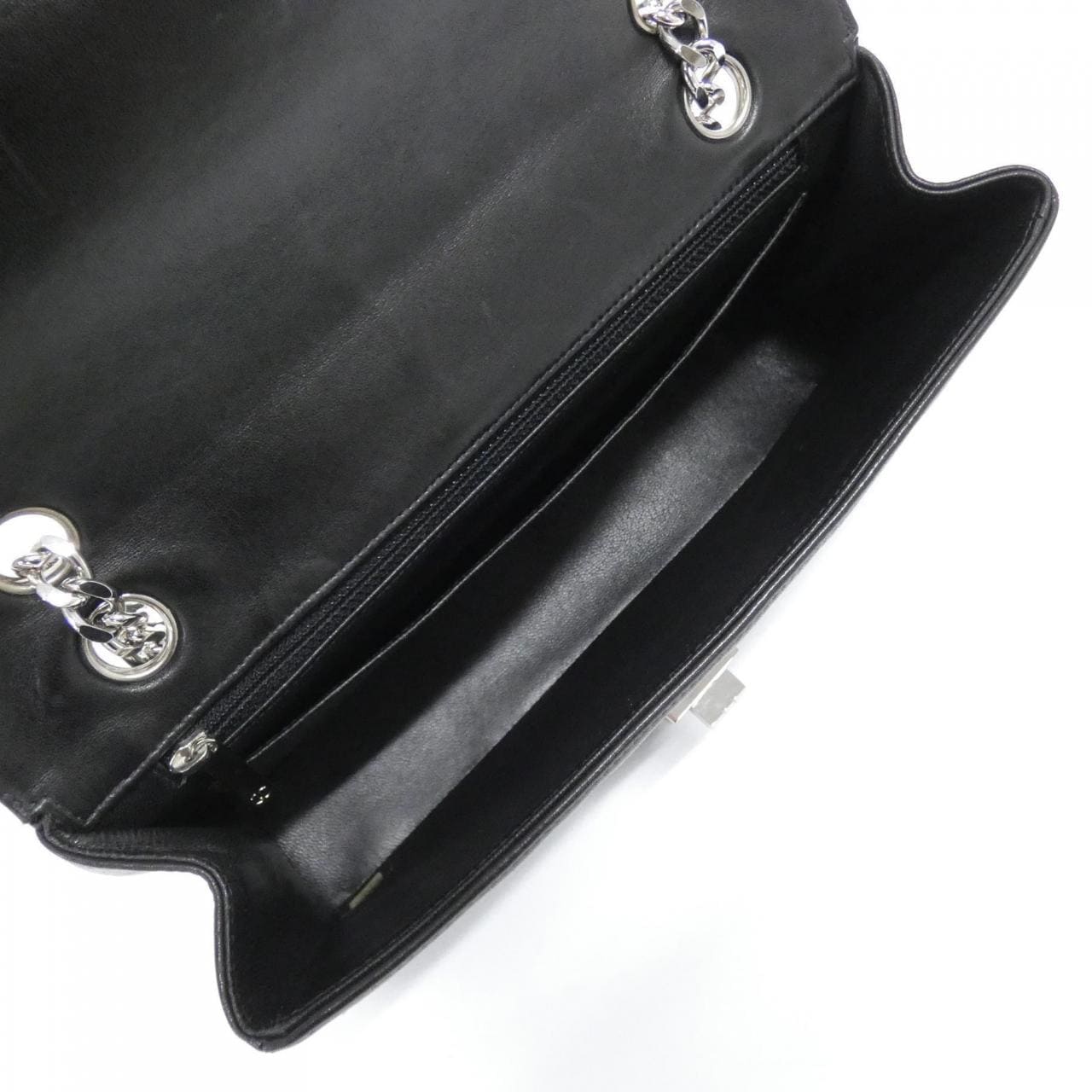 CHANEL 16368 Shoulder Bag Lambskin Black Lambskin - Thumbnail 7