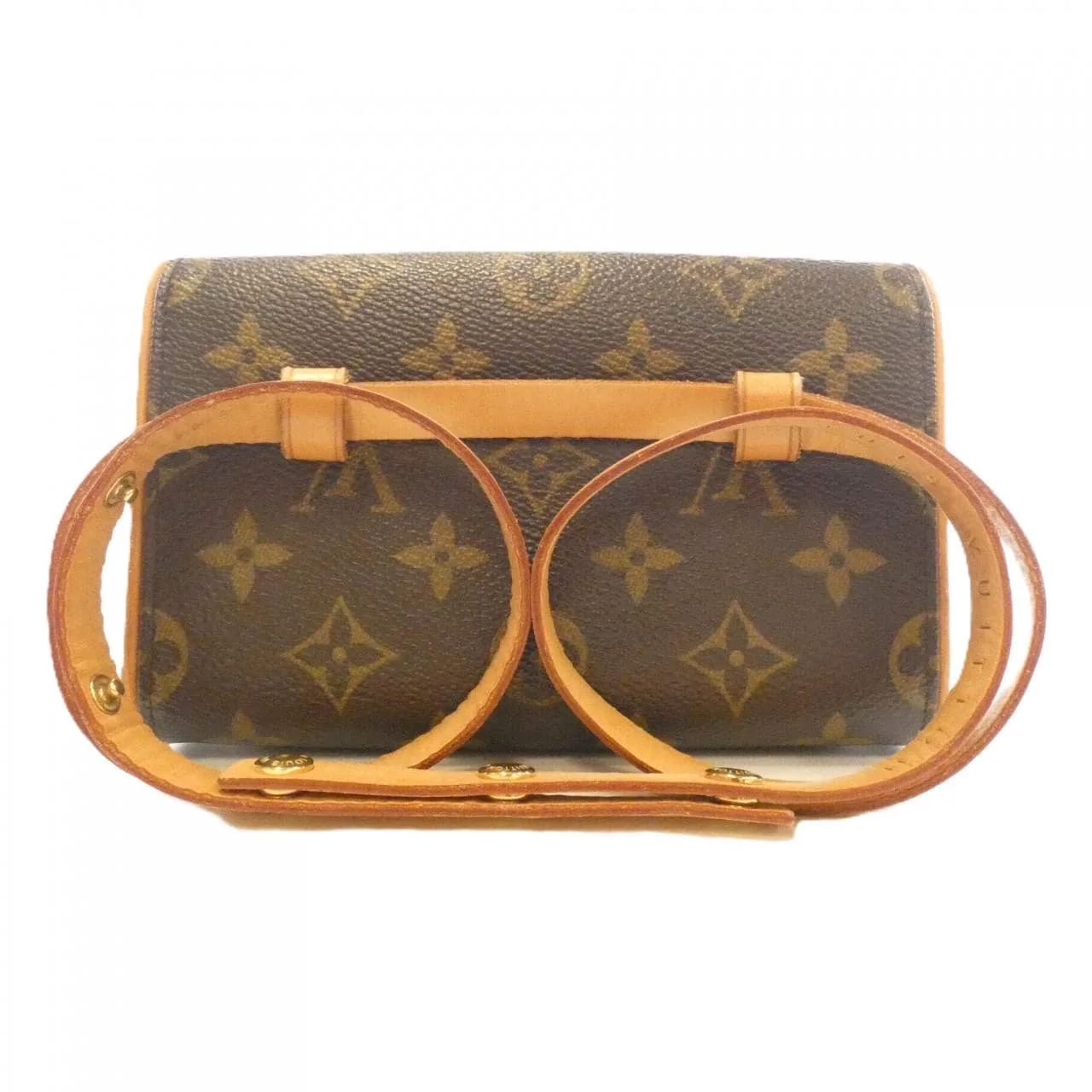 LOUIS VUITTON Pochette M51855+M67304 Belt Monogram 2