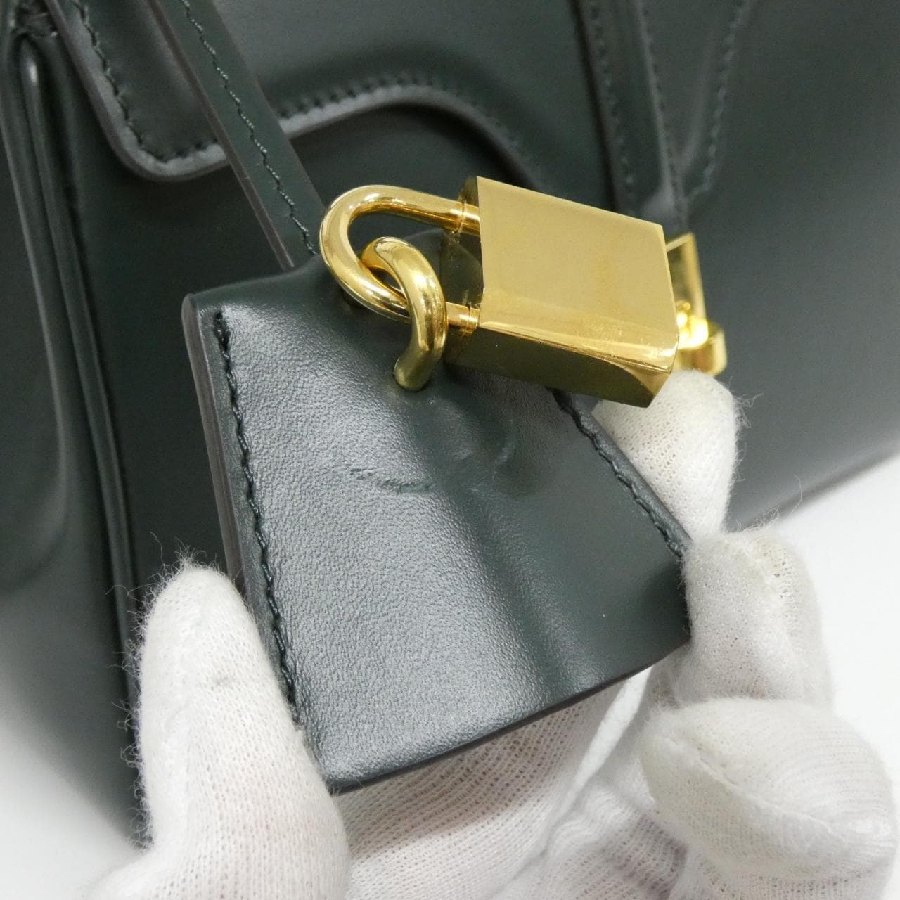 CELINE 16 197983BEY Bag 黑色 中古品A - 縮圖 6