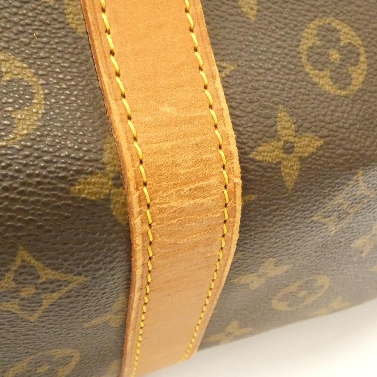 LOUIS VUITTON Keepall M41422 Boston Bag Monogram 黑色 Monogram 中古品B - 縮圖 4