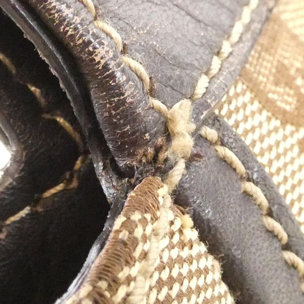 GUCCI 189831 FFPAG Bag Canvas Black Canvas - Thumbnail 4