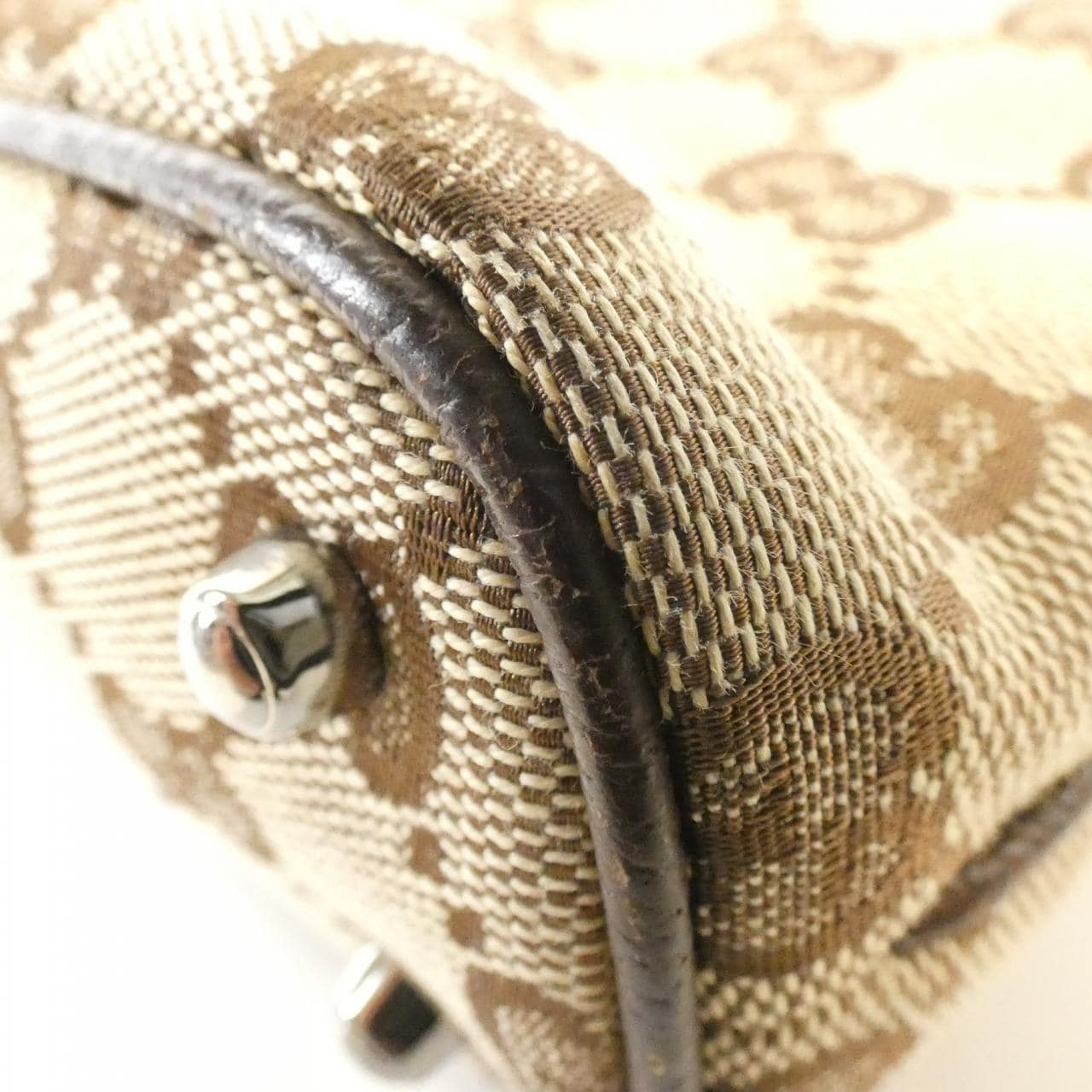 GUCCI 113015 Bag Canvas 米色 帆布 中古品A - 縮圖 2