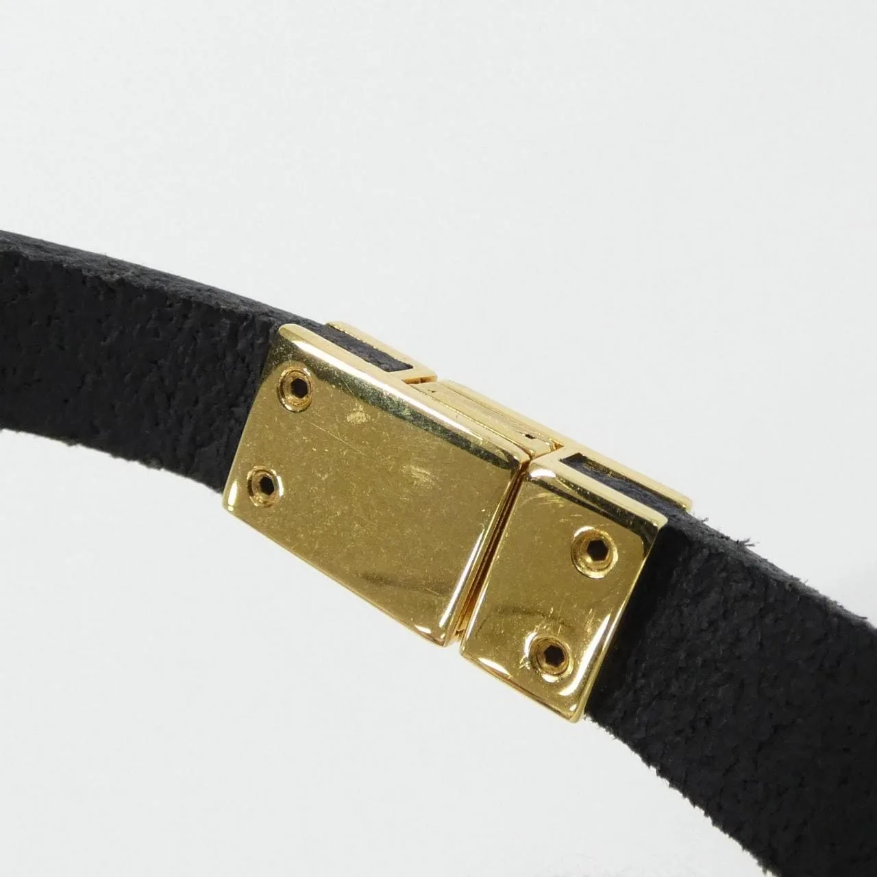 SAINT LAURENT 646558 0IH0J Accessories Leather 黑色 皮革 中古品A - 縮圖 6