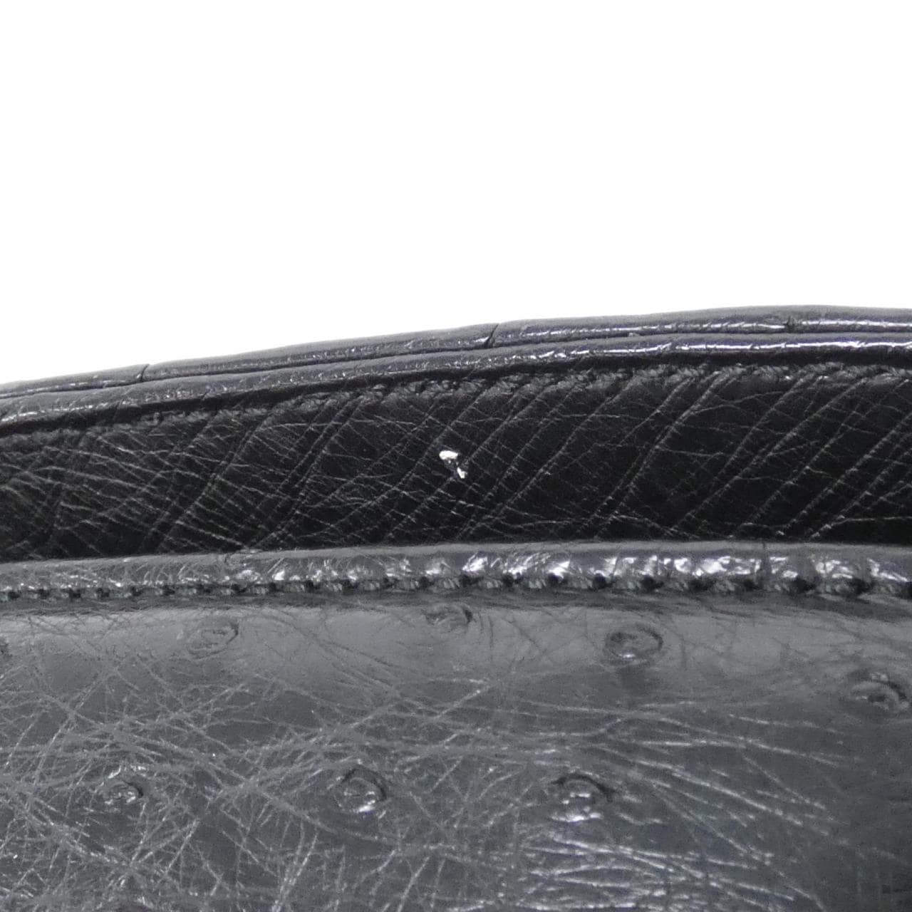 GUCCI 000 926 0633 Bag Ostrich Black Ostrich - Thumbnail 3