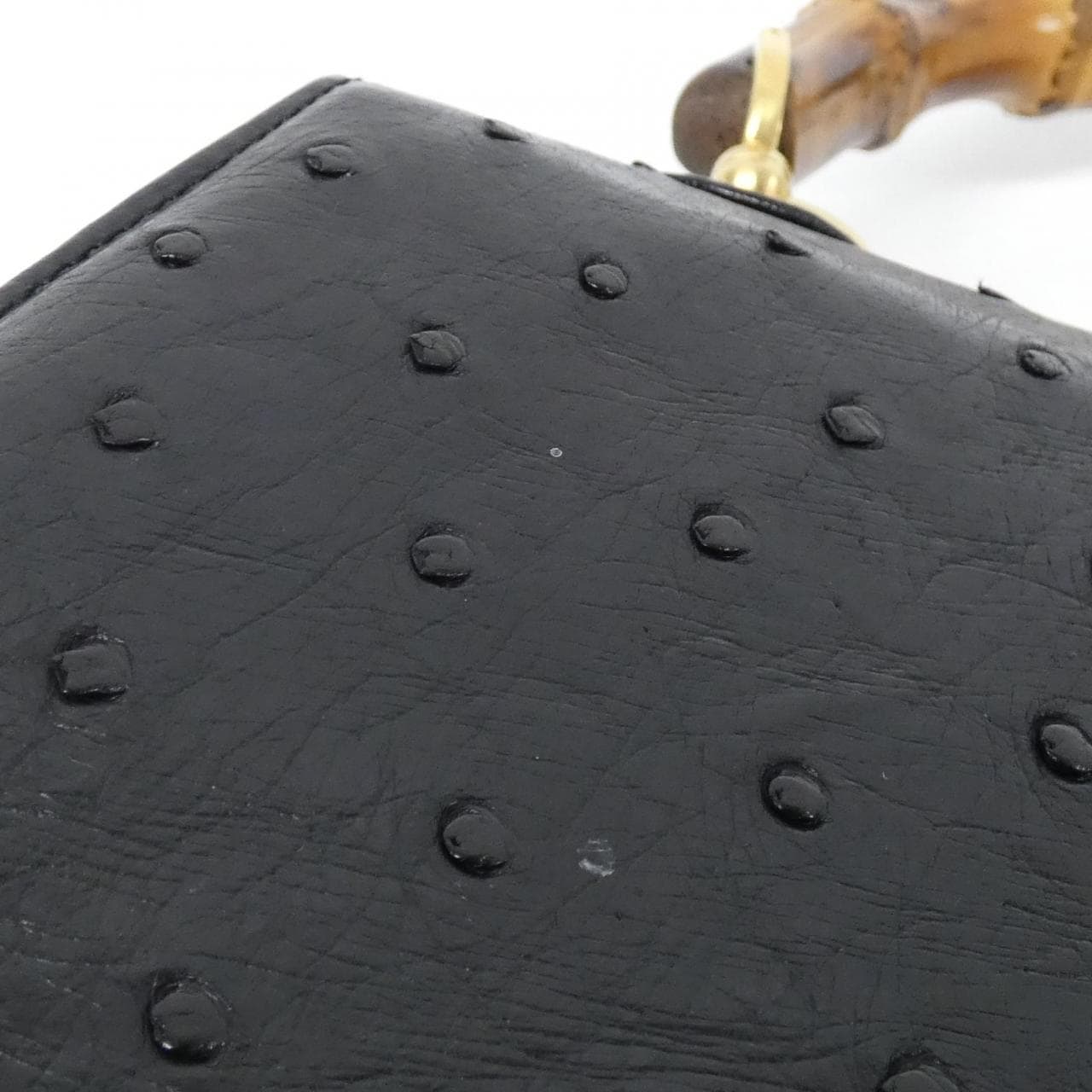 GUCCI 000 926 0633 Bag Ostrich Black Ostrich - Thumbnail 5