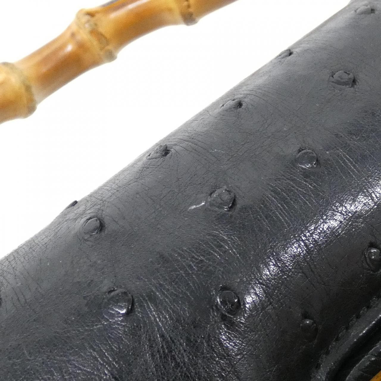 GUCCI 000 926 0633 Bag Ostrich Black Ostrich - Thumbnail 7