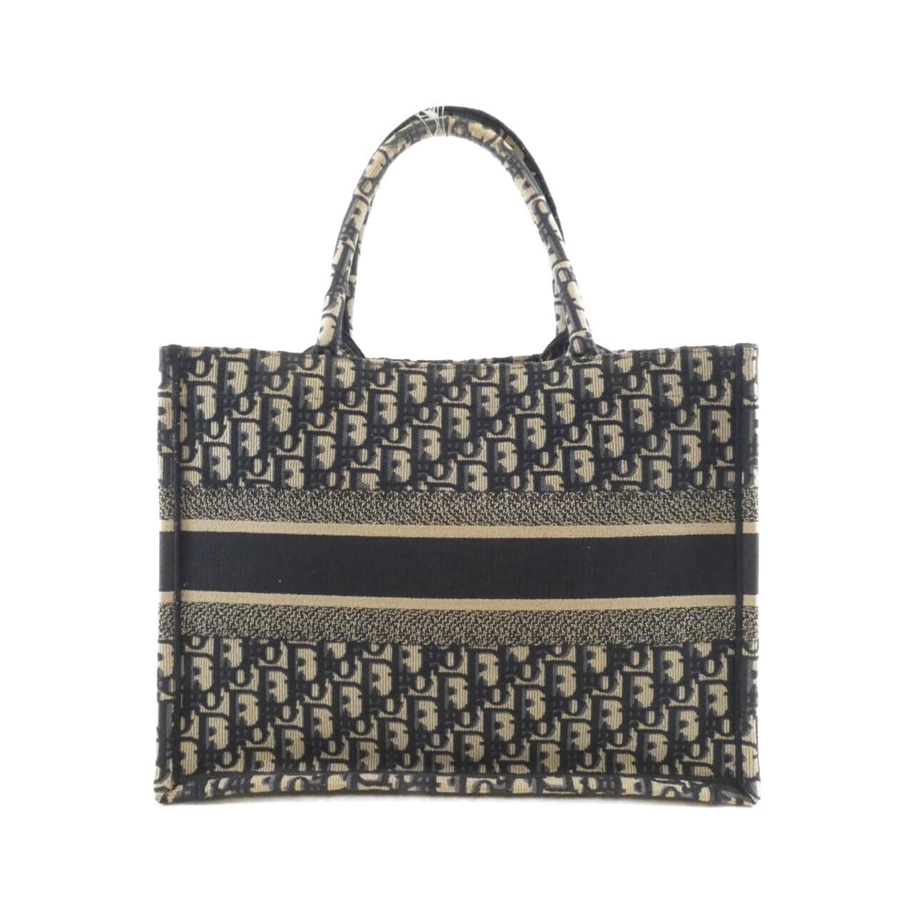 DIOR Book Tote M1296ZRIW Tote Canvas Blue Canvas - Thumbnail 2