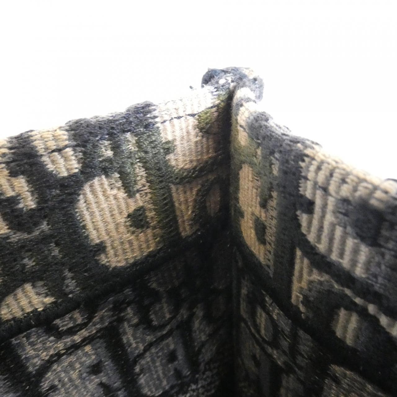 DIOR Book Tote M1296ZRIW Tote Canvas Blue Canvas - Thumbnail 8