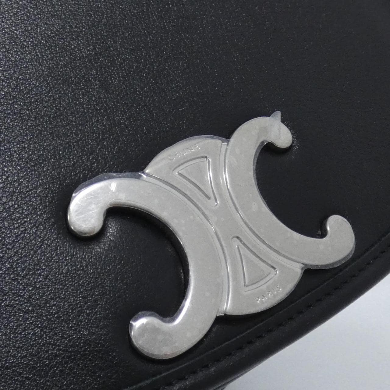 CELINE 117883GAO Shoulder Bag 黑色 中古品A - 縮圖 4