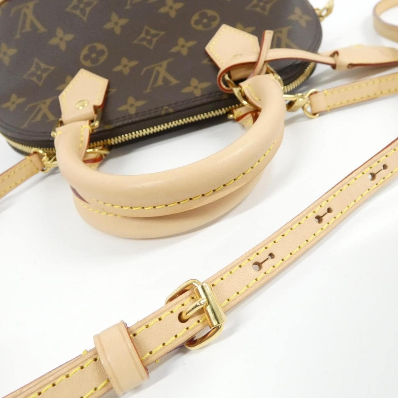 LOUIS VUITTON Alma M46990 Bag Monogram Black Monogram - Thumbnail 5