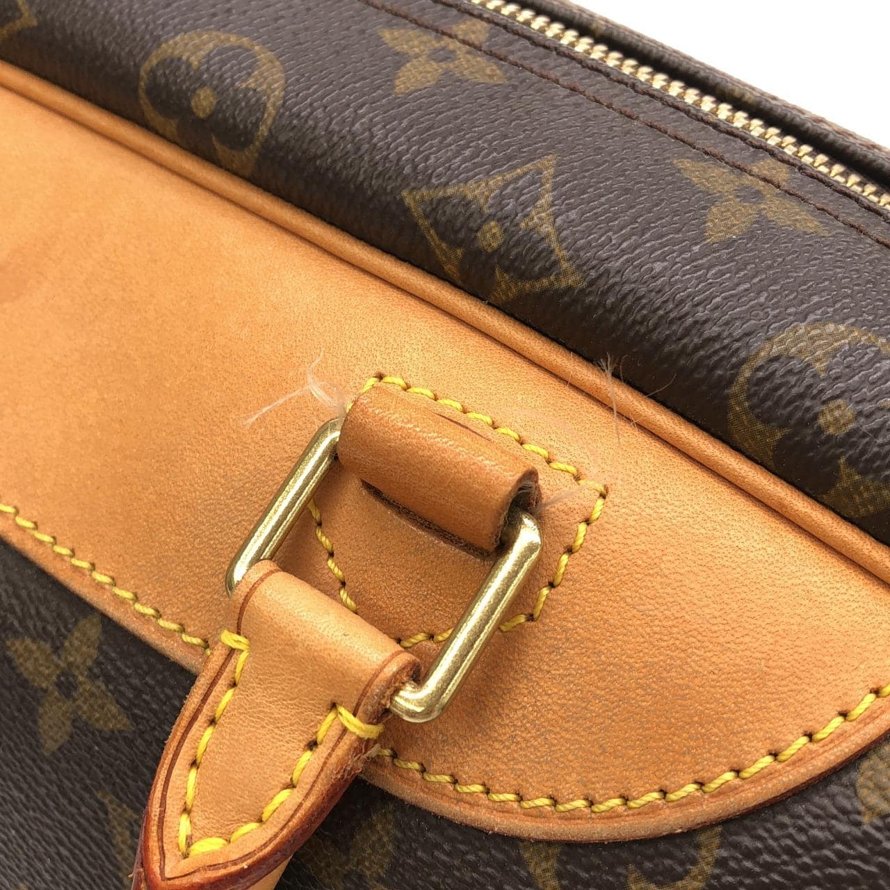 LOUIS VUITTON M47270 Bag Monogram 黑色 Monogram 中古品B - 縮圖 4