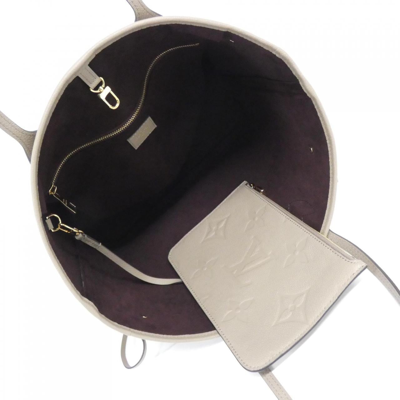 LOUIS VUITTON Neverfull M45686 Bag Monogram Black Monogram - Thumbnail 4