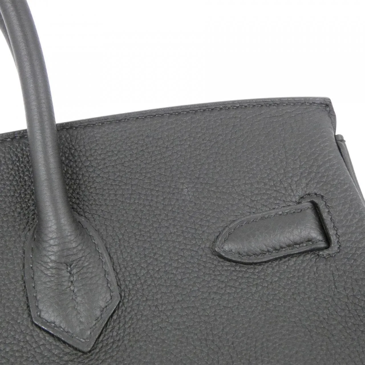 HERMES Birkin 027634CC Handbag Togo 黑色 Togo 牛皮 中古品A - 縮圖 4