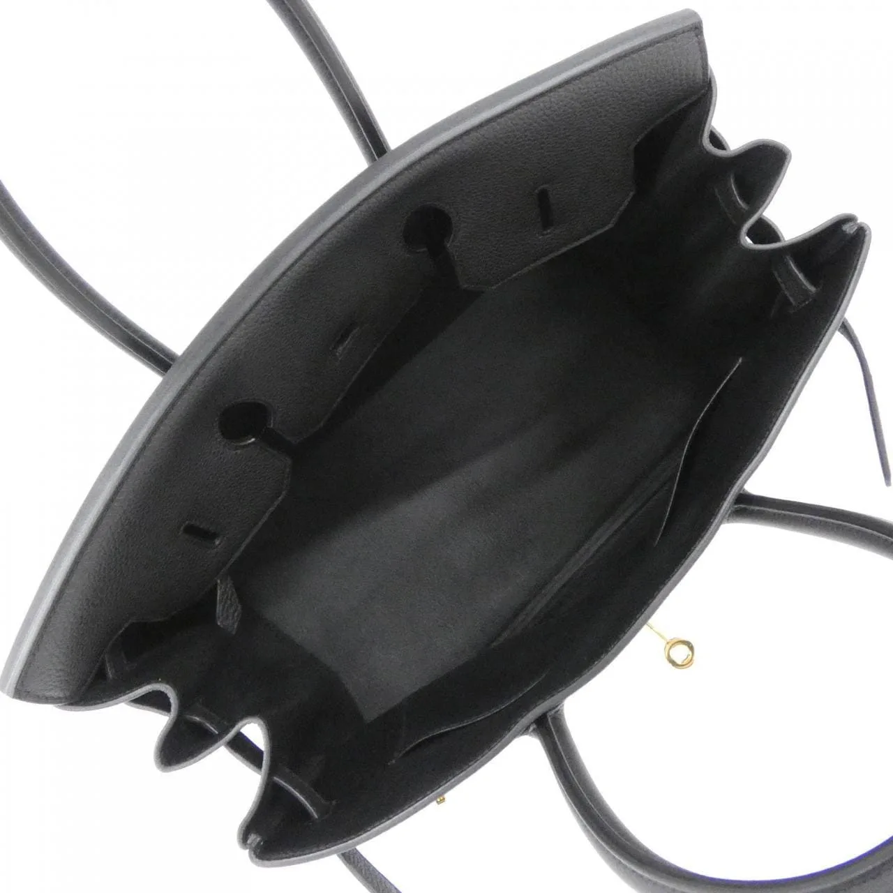 HERMES Birkin 027634CC Handbag Togo 黑色 Togo 牛皮 中古品A - 縮圖 8